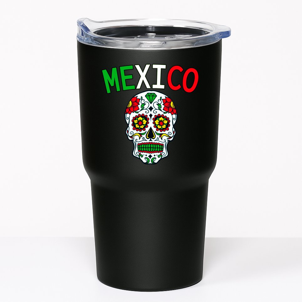 Mexico Skull Tumbler