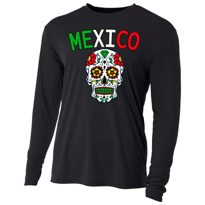 Mexico Skull Cooling Performance Long Sleeve Crew