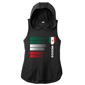 Mexico Soccer Jersey Ladies PosiCharge Tri-Blend Wicking Draft Hoodie Tank