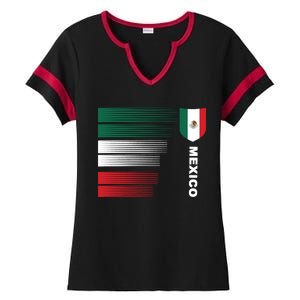 Mexico Soccer Jersey Ladies Halftime Notch Neck Tee