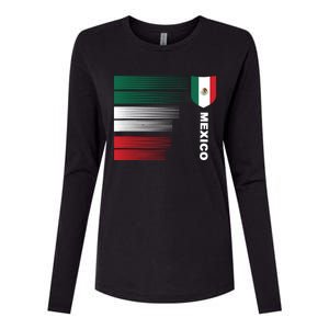 Mexico Soccer Jersey Womens Cotton Relaxed Long Sleeve T-Shirt