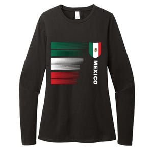 Mexico Soccer Jersey Womens CVC Long Sleeve Shirt