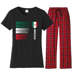 Mexico Soccer Jersey Women's Flannel Pajama Set