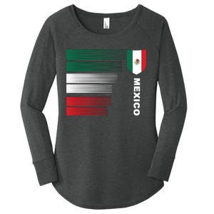 Mexico Soccer Jersey Women's Perfect Tri Tunic Long Sleeve Shirt