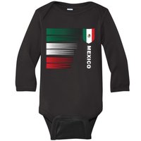 Mexico Soccer Jersey Baby Long Sleeve Bodysuit