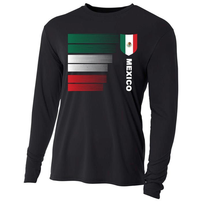 Mexico Soccer Jersey Cooling Performance Long Sleeve Crew