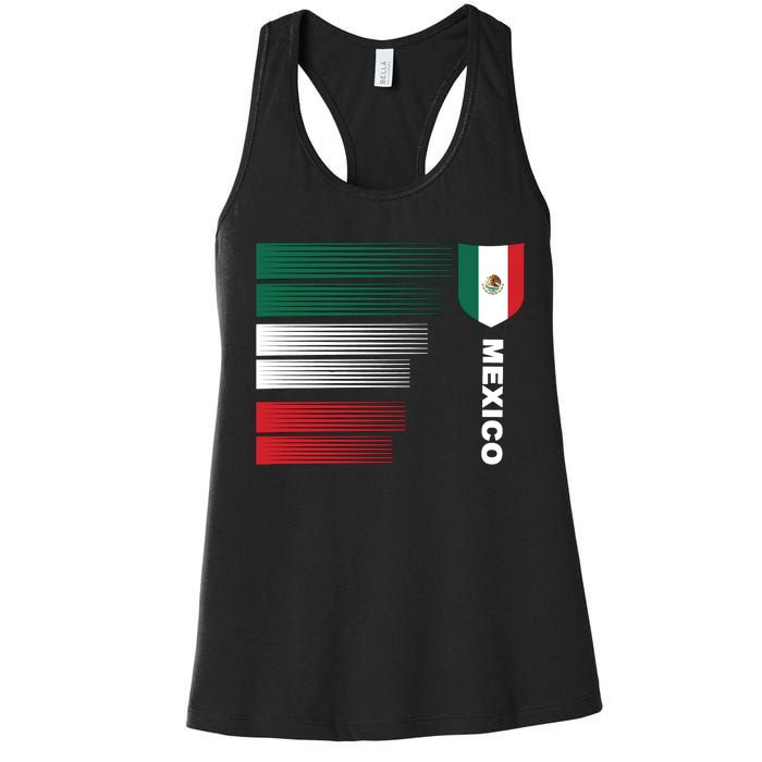 Mexico Soccer Jersey Women's Racerback Tank