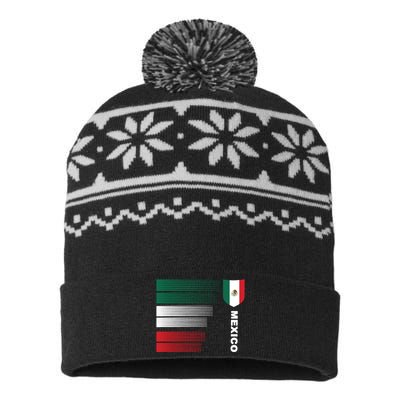 Mexico Soccer Jersey USA-Made Snowflake Beanie