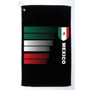 Mexico Soccer Jersey Platinum Collection Golf Towel