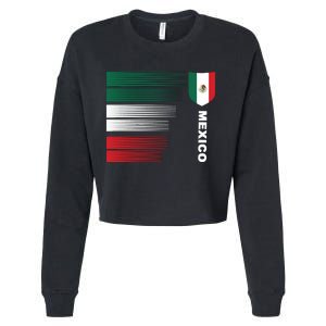 Mexico Soccer Jersey Cropped Pullover Crew