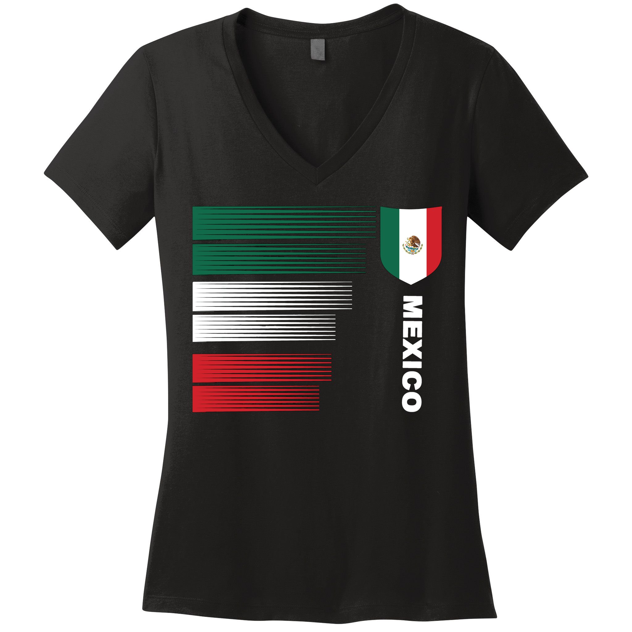Mexico Soccer Jersey Women's V-Neck T-Shirt