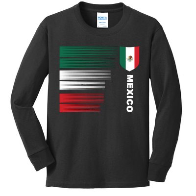 Mexico Soccer Jersey Kids Long Sleeve Shirt