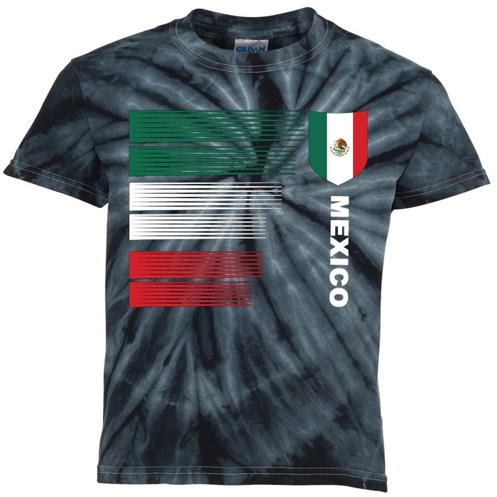 Mexico Soccer Jersey Kids Tie-Dye T-Shirt