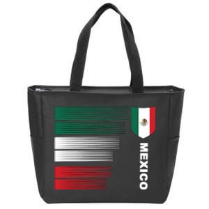 Mexico Soccer Jersey Zip Tote Bag