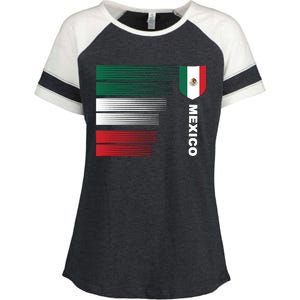 Mexico Soccer Jersey Enza Ladies Jersey Colorblock Tee