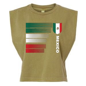 Mexico Soccer Jersey Garment-Dyed Women's Muscle Tee