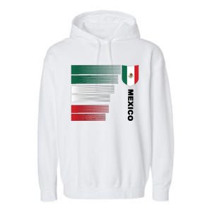 Mexico Soccer Jersey Garment-Dyed Fleece Hoodie