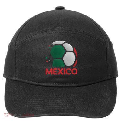 Mexico Soccer Jersey Logo 7-Panel Snapback Hat