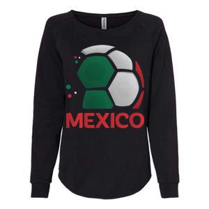 Mexico Soccer Jersey Logo Womens California Wash Sweatshirt