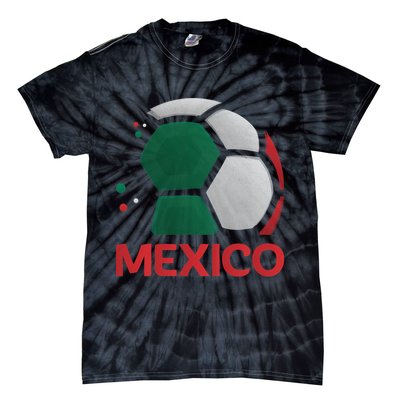 Mexico Soccer Jersey Logo Tie-Dye T-Shirt