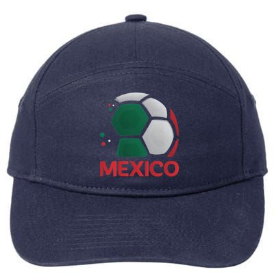 Mexico Soccer Jersey Logo 7-Panel Snapback Hat