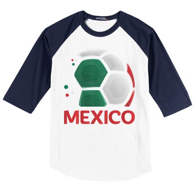 Mexico Soccer Jersey Logo Baseball Sleeve Shirt