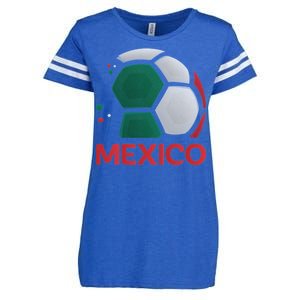 Mexico Soccer Jersey Logo Enza Ladies Jersey Football T-Shirt