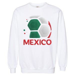 Mexico Soccer Jersey Logo Garment-Dyed Sweatshirt