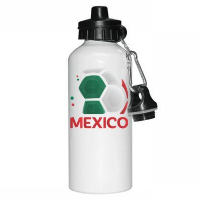 Mexico Soccer Jersey Logo Aluminum Water Bottle 