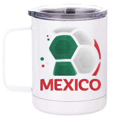 Mexico Soccer Jersey Logo 12 oz Stainless Steel Tumbler Cup