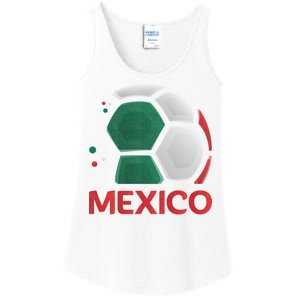 Mexico Soccer Jersey Logo Ladies Essential Tank