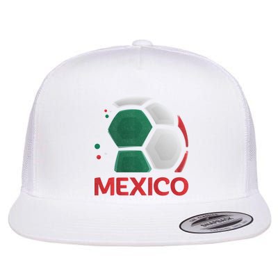 Mexico Soccer Jersey Logo Flat Bill Trucker Hat