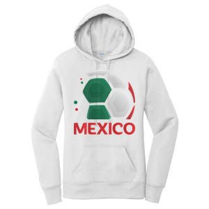 Mexico Soccer Jersey Logo Women's Pullover Hoodie