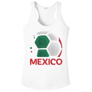 Mexico Soccer Jersey Logo Ladies PosiCharge Competitor Racerback Tank