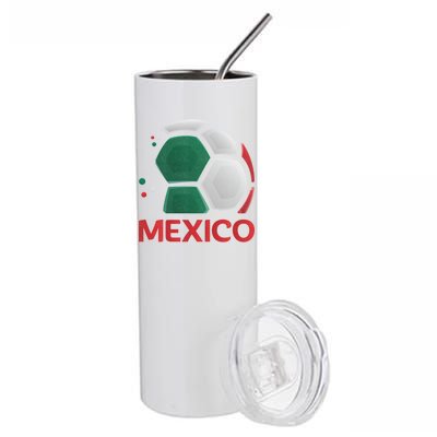 Mexico Soccer Jersey Logo Stainless Steel Tumbler