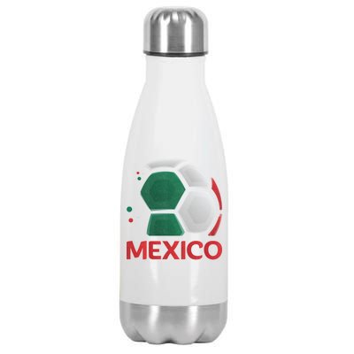 Mexico Soccer Jersey Logo Stainless Steel Insulated Water Bottle