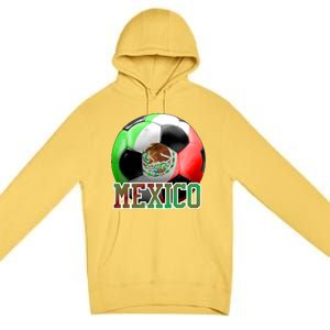 Mexico Soccer Logo Premium Pullover Hoodie