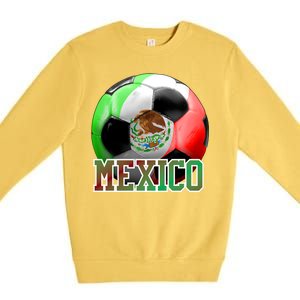 Mexico Soccer Logo Premium Crewneck Sweatshirt