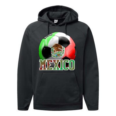 Mexico Soccer Logo Performance Fleece Hoodie