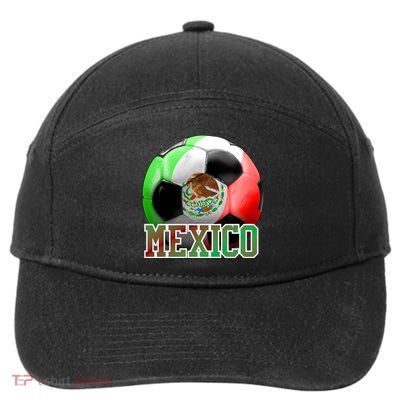 Mexico Soccer Logo 7-Panel Snapback Hat