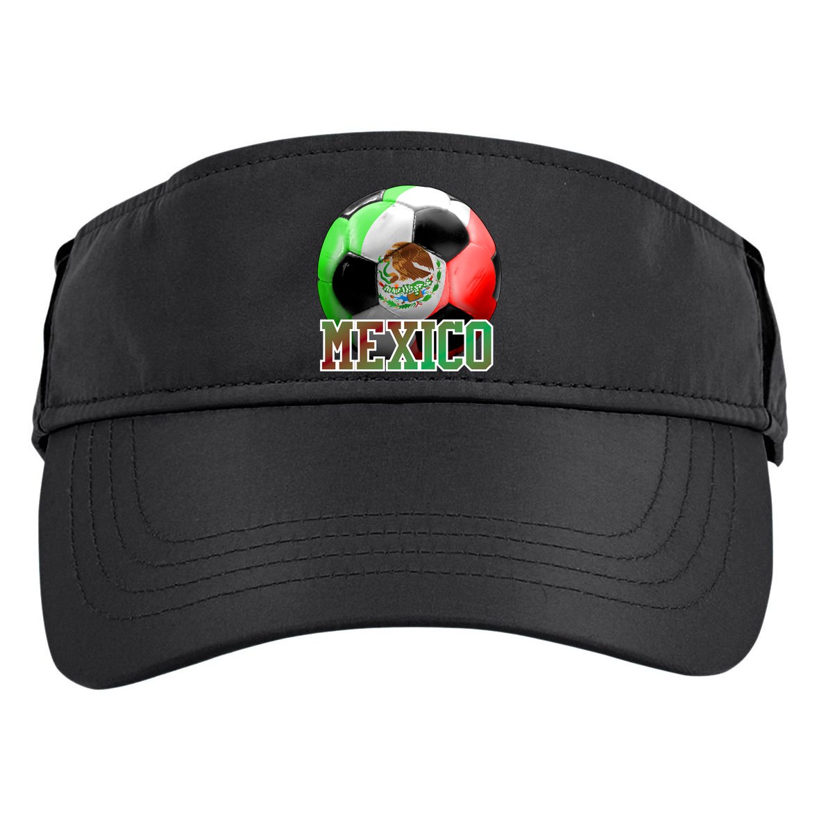 Mexico Soccer Logo Adult Drive Performance Visor