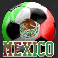 Mexico Soccer Logo Adult Drive Performance Visor