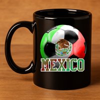 Mexico Soccer Logo 11oz C Handle Ceramic Mug