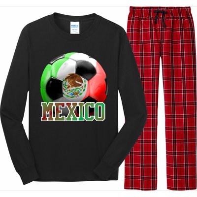 Mexico Soccer Logo Long Sleeve Pajama Set