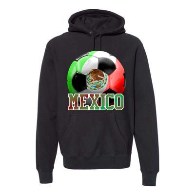 Mexico Soccer Logo Premium Hoodie