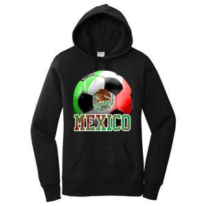 Mexico Soccer Logo Women's Pullover Hoodie