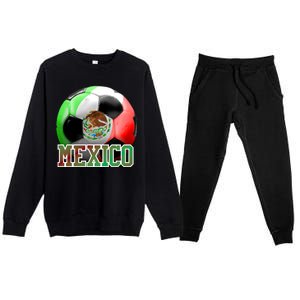 Mexico Soccer Logo Premium Crewneck Sweatsuit Set