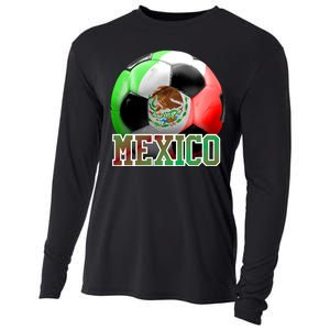 Mexico Soccer Logo Cooling Performance Long Sleeve Crew