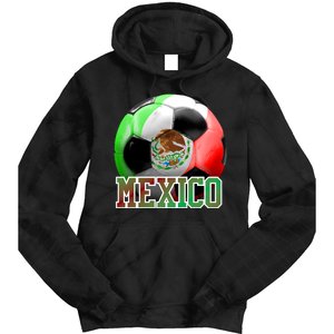 Mexico Soccer Logo Tie Dye Hoodie