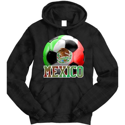 Mexico Soccer Logo Tie Dye Hoodie